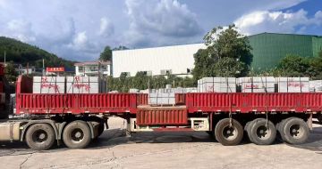 广安 芝麻灰花岗岩地铺石出货日常