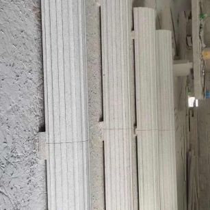 广安 花岗岩厂家带你看白麻花岗岩门楼大柱柱皮