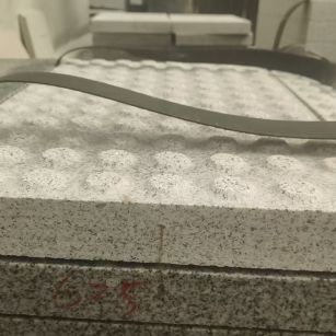 广安 芝麻白花岗岩6.0公分荔枝面五轴加工雕刻盲点