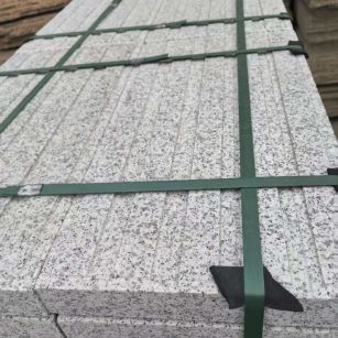 广安 白麻花岗岩直行盲道石，盲条，地铺石