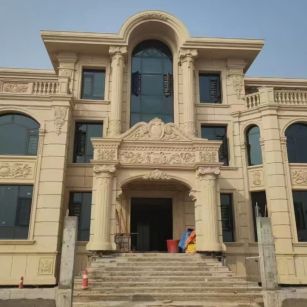 广安 黄金麻花岗岩别墅外墙干挂