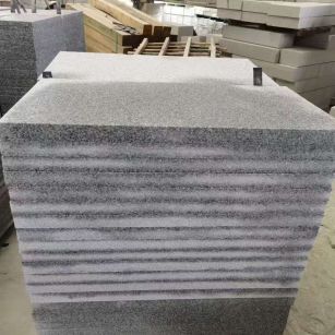 广安 芝麻白5公分火烧地铺成品，900*400，规格可定制