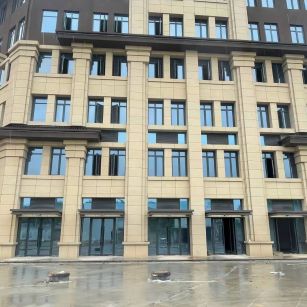 广安 黄金麻花岗岩荔枝面小区外墙干挂