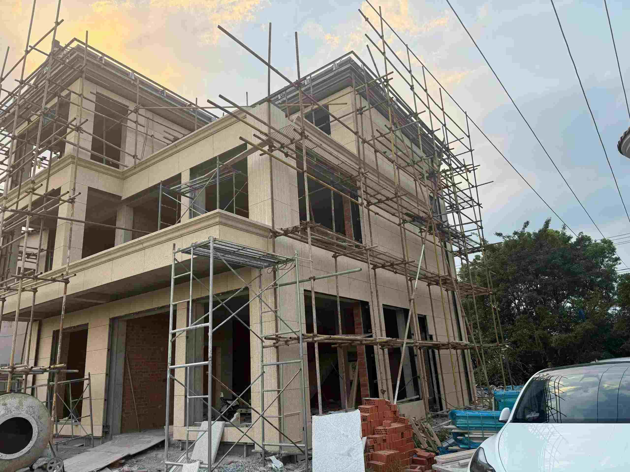 广安 黄金麻荔枝面花岗岩外墙干挂