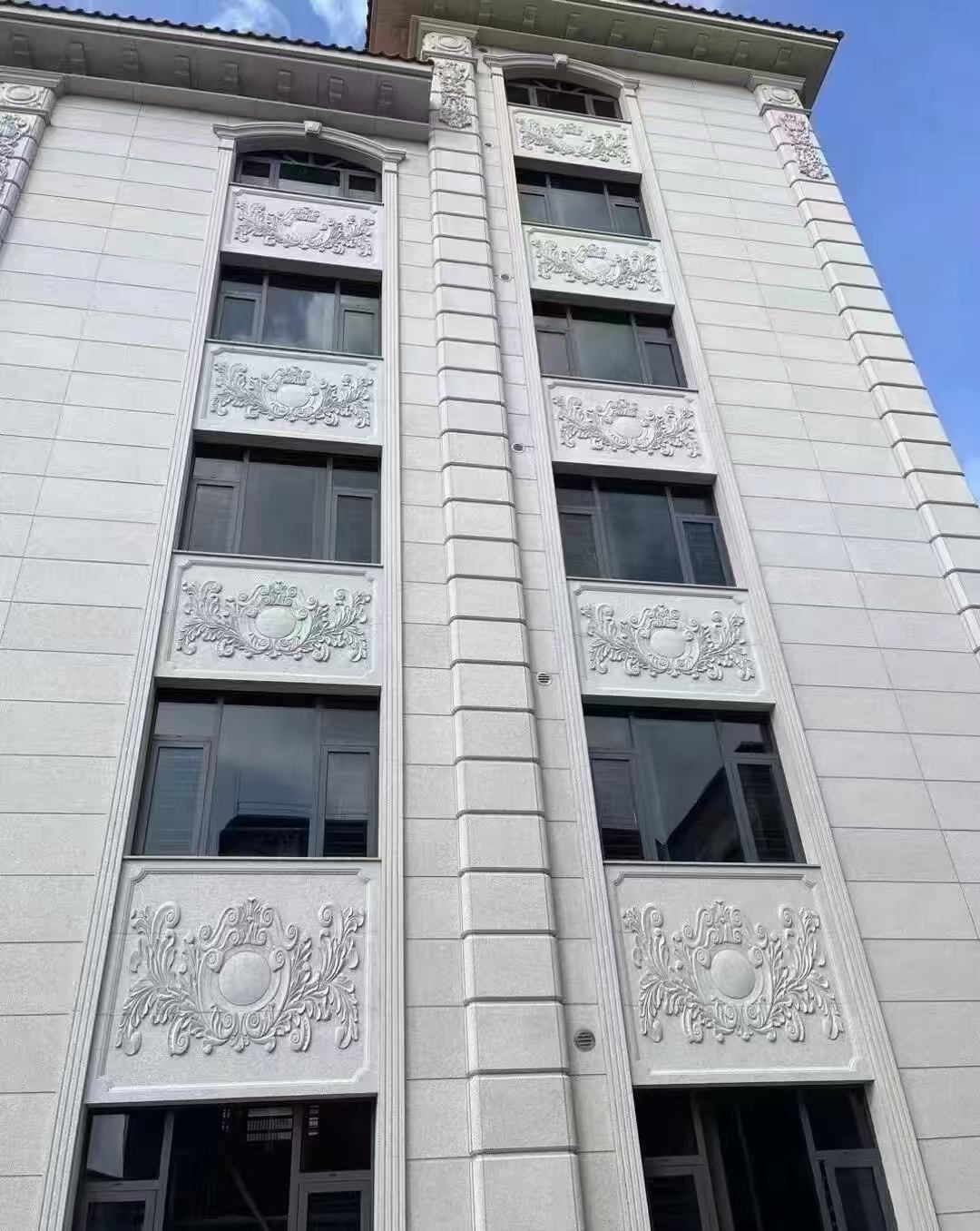 广安 白麻荔枝面花岗岩别墅外墙干挂