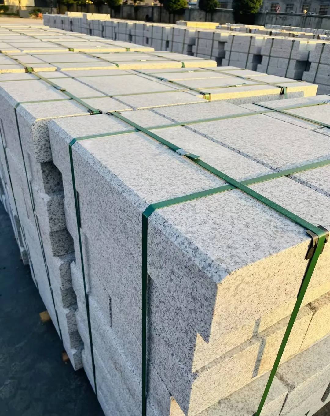 广安 白麻花岗岩路沿石，马路牙子，路缘石，平石，立缘石等