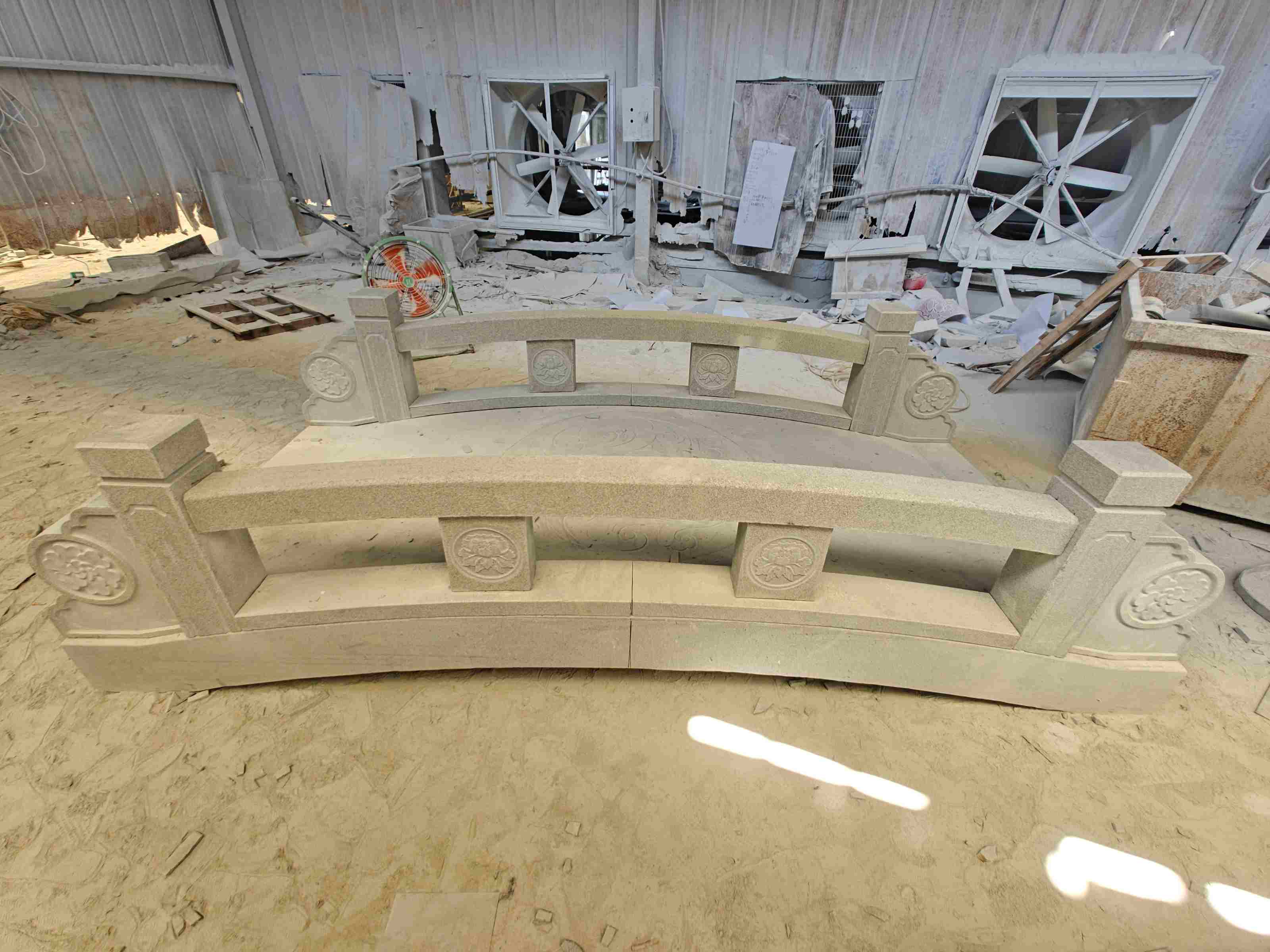 广安 芝麻灰花岗岩异形加工-拱桥，石桥