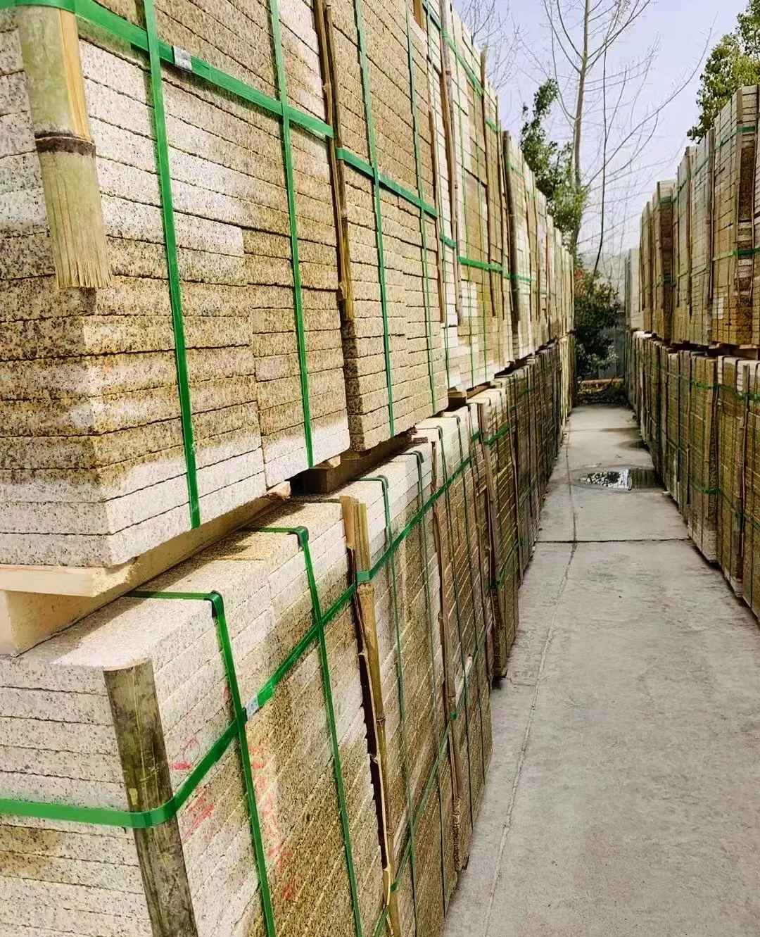 广安 黄金麻花岗岩荔枝面地铺石