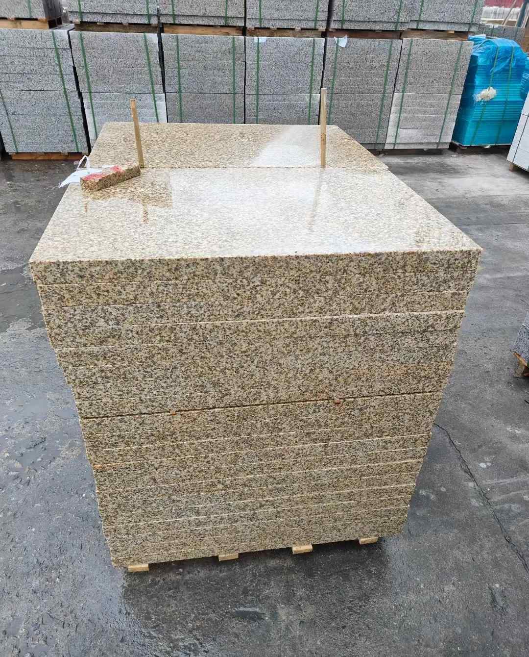 广安 湖北黄金麻花岗岩石材荔枝面外墙石材