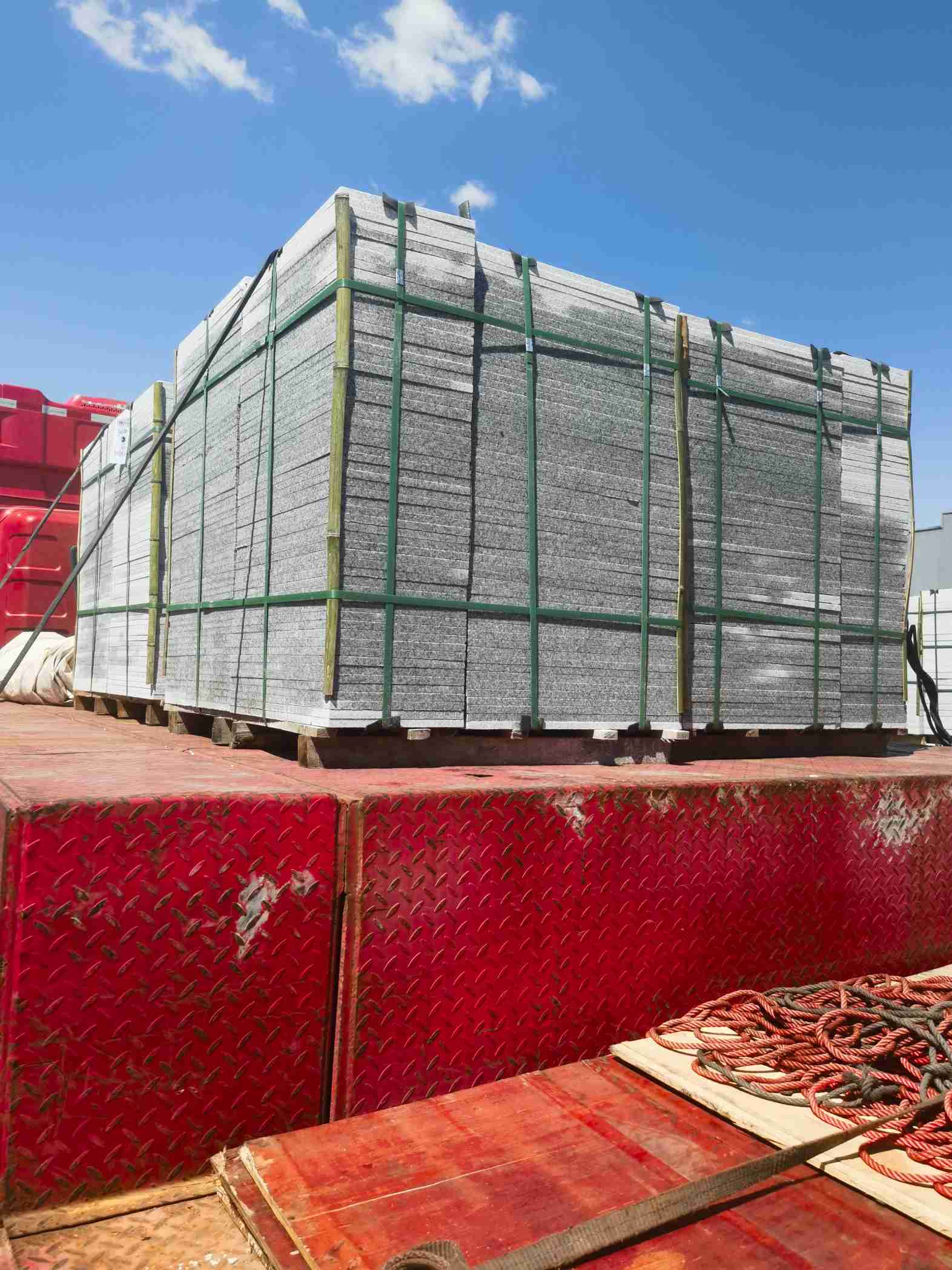 广安 芝麻白火烧规格板地铺石300*600/600*600